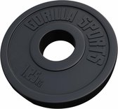 Gorilla Sports Gewichtsschijf - Olympisch - Halterschijf - 1.25 kg - Kunststof - 50 mm