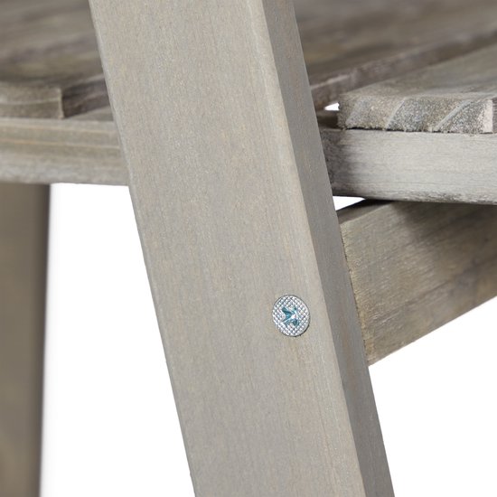 Plantenrek houten etagère 2 lagen 76 cm multicolor plantentafel