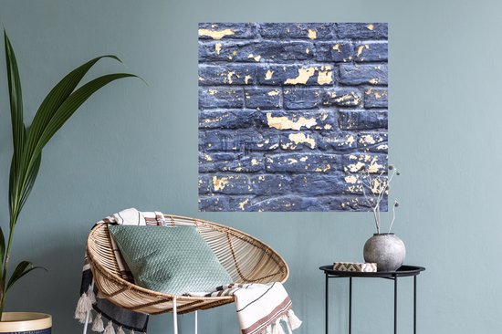 Stickers muraux - Briques - Peinture - Mur - 50x50 cm - Film Adhésif