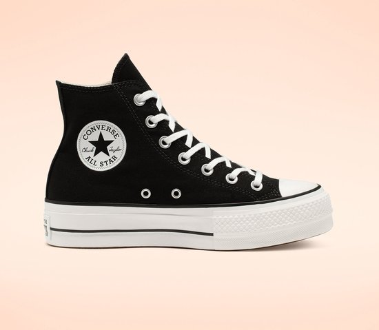 Converse Chuck Taylor All Star Lift Hi Hoge sneakers - Dames - Zwart