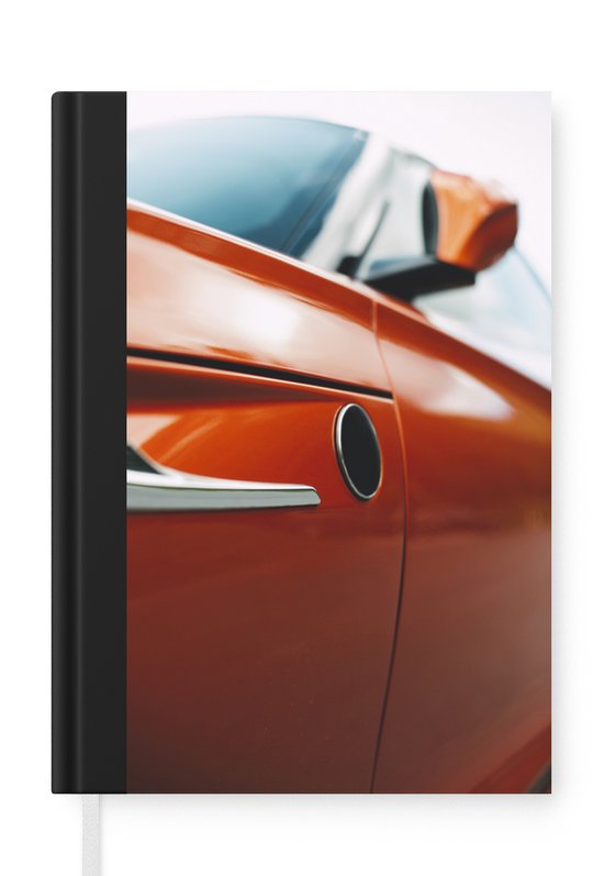 Notitieboek – Schrijfboek – Auto – Oranje – Macro – Notitieboekje – A5 formaat – Schrijfblok