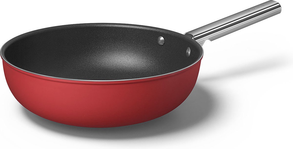 Smeg Wokpan Rood 30 cm CKFW3001RDM