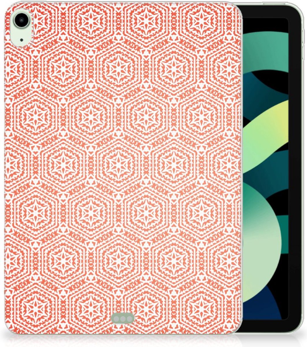 iPad Air (2020/2022) 10.9 inch Hippe Hoes Pattern Orange