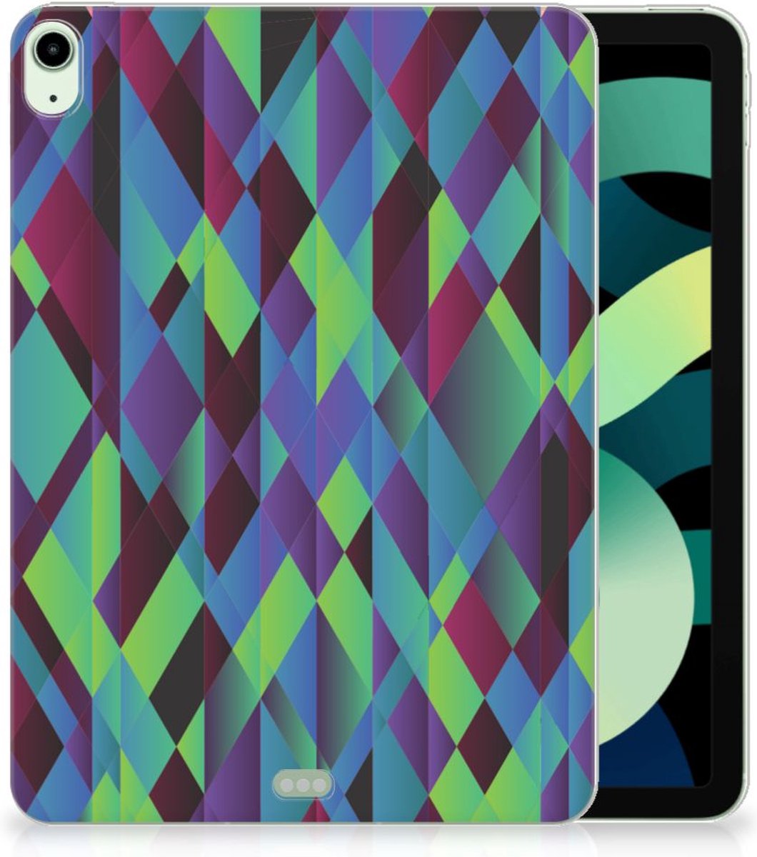 iPad Air (2020/2022) 10.9 inch Back Cover Abstract Green Blue
