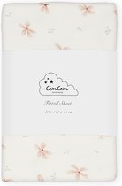 Hoeslaken -housse en coton Cam Cam 70x140 cm | Crème Windflower