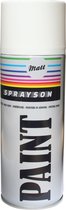 Sprayson Verf Spuitbus - Spuitlak - Ral9010 Mat Wit - 400 ml - 12 stuks