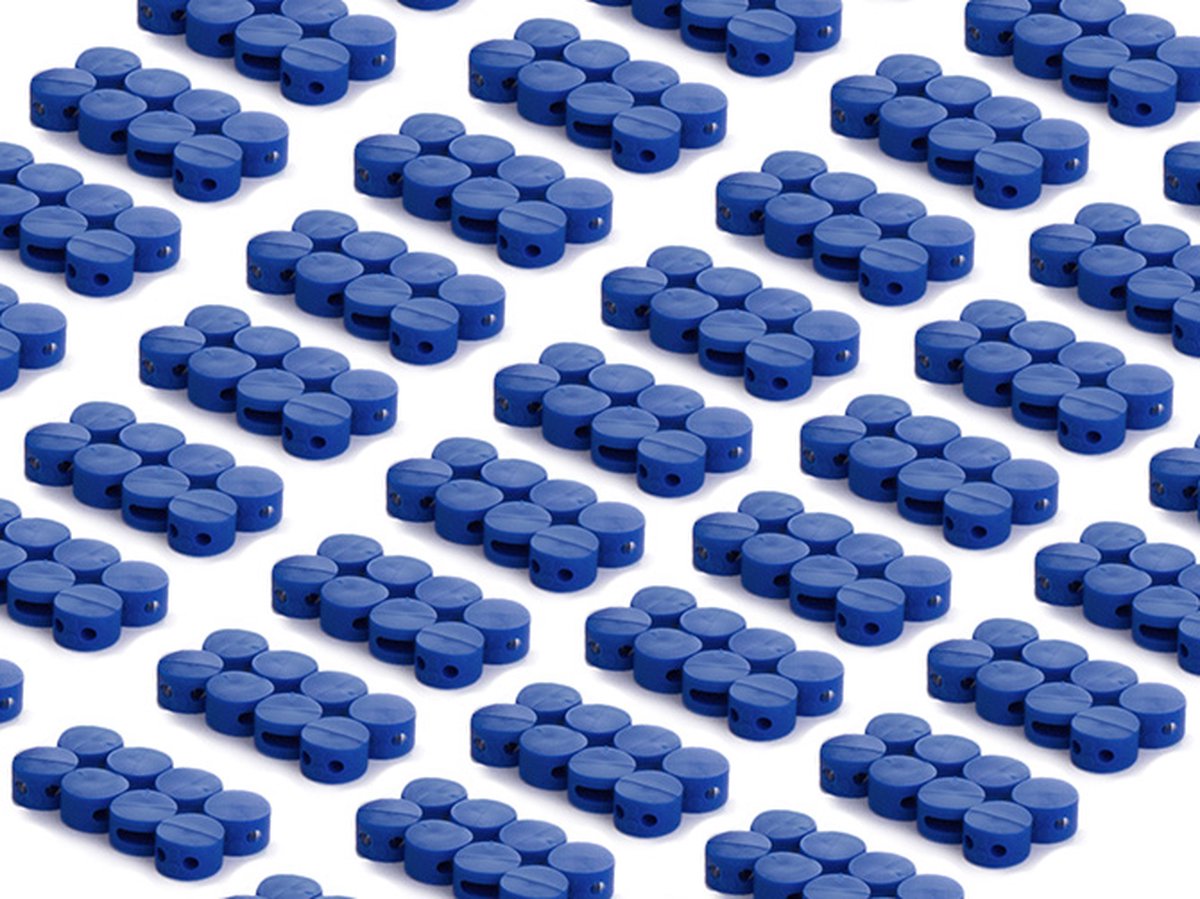 Plombeerzegels | 1000 stuks| Ø9mm | blauw