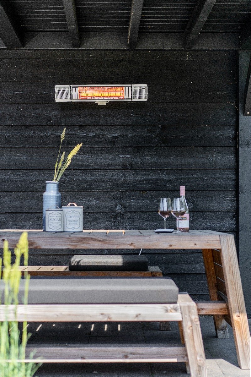 Eurom Heat and Beat - Patio heater with speaker - Grey