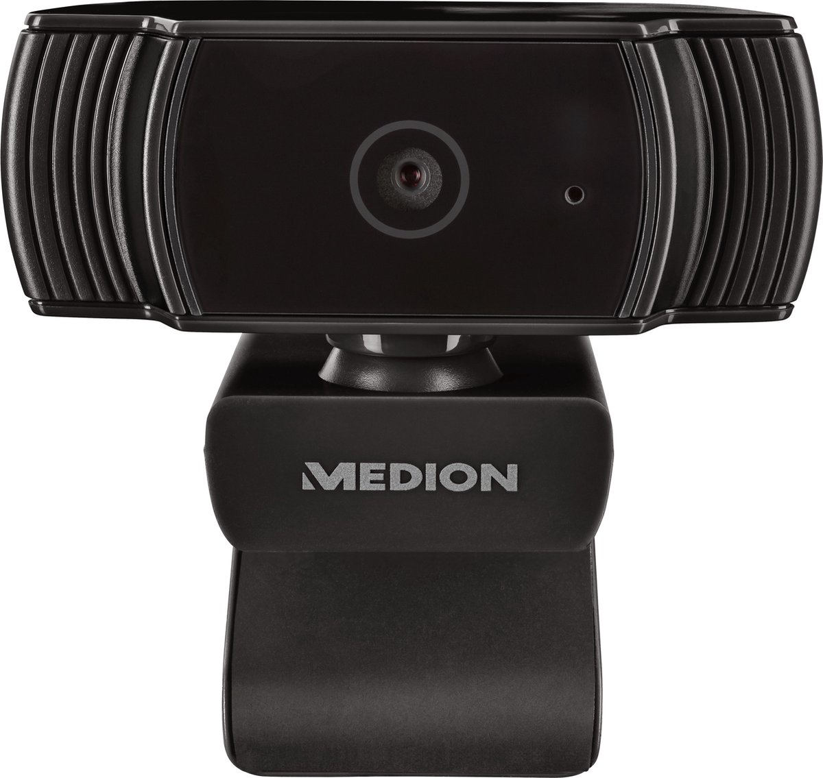MEDION LIFE P86366 webcam | FHD videoresolutie met 30 fps | Microfoon | Fotomodus | Autofocus inclusief belichtingsregeling | Flexibel verstelbaar | Plug & Play