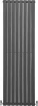 Design Radiator Sierradiator Verwarming - Antraciet - 1800 mm x 560 mm - Inclusief Schoonmaakborstel + Bevestigingsset - Plat Horizontaal