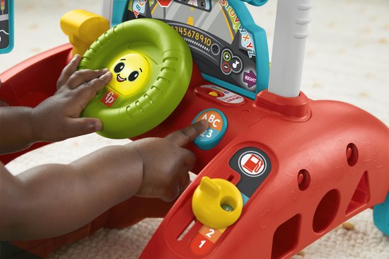 Fisher-Price - Tweezijdige loopwagen - Peuter speelgoed met geluiden van Fisher Price — afbeelding 4