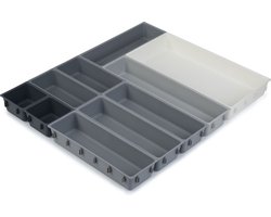 foto van Joseph Joseph Blox Lade Organizer Set - Ladebak - Bestekbak – 10-delig & Klikbaar – Modulair & Antislip