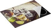 Chefcare Inductie Beschermer Alcoholische Drankjes - Drank - 75x50 cm - Afdekplaat Inductie - Kookplaat Beschermer - Inductie Mat