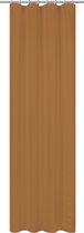 INSPIRE - verduisterende gordijnen - dekkend gordijn DANAE - B.140 x H.280 cm - gordijnen met oogjes en lussen - linnen - oranje
