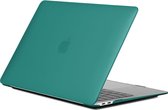 Mobigear Laptophoes geschikt voor Apple MacBook Air 13 Inch (2010-2019) Hoes Hardshell Laptopcover MacBook Case | Mobigear Matte - Donkergroen - Model A1369 / A1466