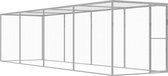 vidaXL Cage pour chat 6x1,5x1,5 m en acier galvanisé