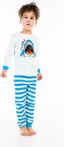 Blauwe Haai Pyjama - 100% Katoen - Super Comfortabel
