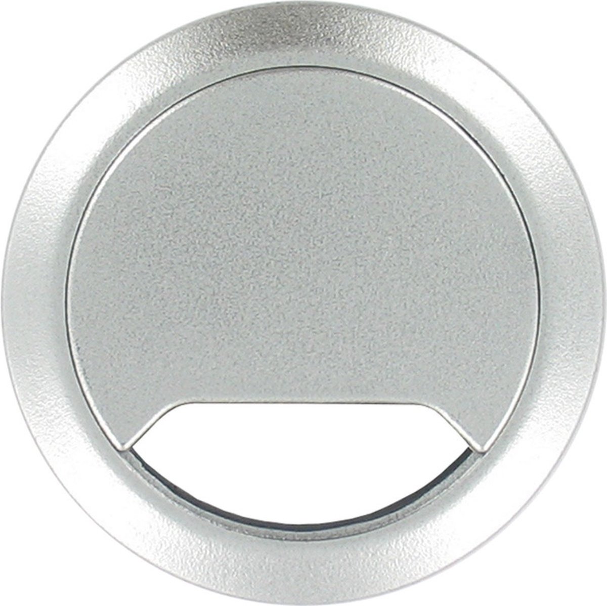 TQ4U Kabeldoorvoer - ABS Kunststof - Ø 80 mm - Verstelbaar - Zilver Metallic
