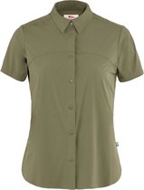 Fjallraven High Coast Lite Shirt SS - Outdoorblouse - Dames - Laurel Green - Maat M
