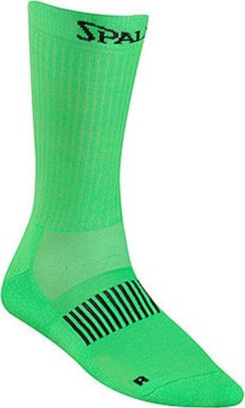 Spalding Coloured Socks - Fluo Groen | Maat: 46-50