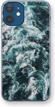 Case Company® - Hoesje geschikt voor iPhone 12 hoesje - Zee golf - Soft Cover Telefoonhoesje - Bescherming aan alle Kanten en Schermrand