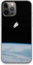 Case Company® - Hoesje geschikt voor iPhone 13 Pro Max hoesje - Alone in Space - Soft Cover Telefoonhoesje - Bescherming aan alle Kanten en Schermrand