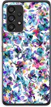 Case Company® - Hoesje geschikt voor Samsung Galaxy A53 5G hoesje - Hibiscus Flowers - Soft Cover Telefoonhoesje - Bescherming aan alle Kanten en Schermrand