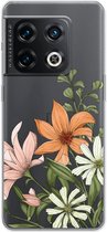 Case Company® - Hoesje geschikt voor OnePlus 10 Pro hoesje - Floral bouquet - Soft Cover Telefoonhoesje - Bescherming aan alle Kanten en Schermrand