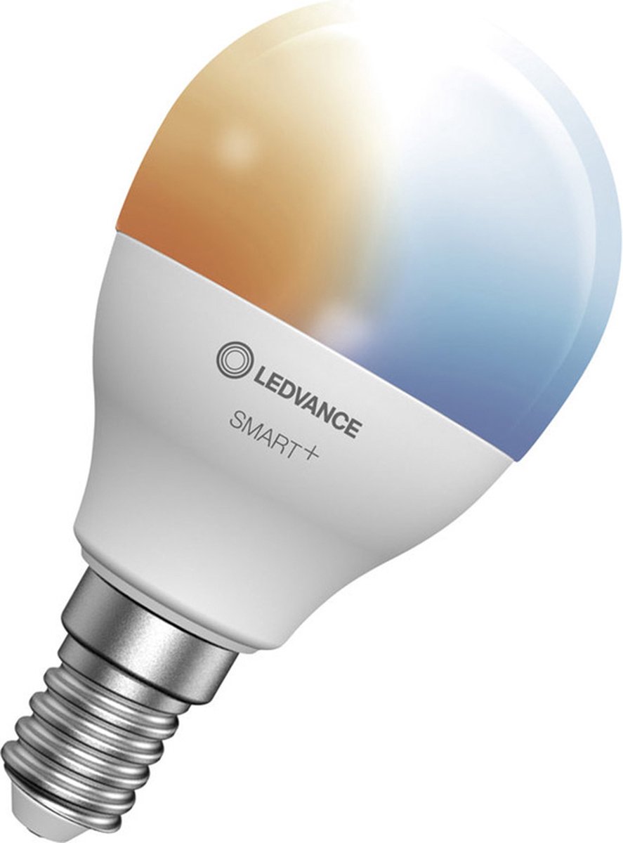 Ampoule LED LEDVANCE - Base: E14 - blanc réglable - 2700  6500 K - 5 W -  SMART +