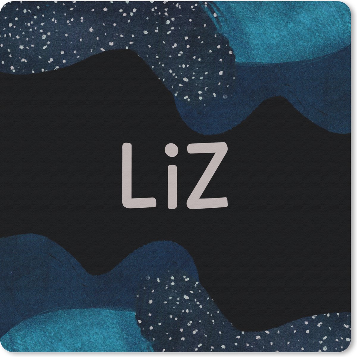 Muismat 30x30 cm - Mousepad Liz - Pastel - Meisje - Muismatten