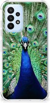 Coque de protection Samsung Galaxy A23 Phone Case avec bord transparent Peacock