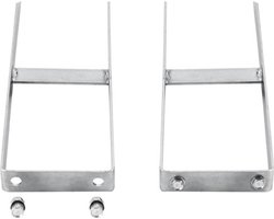 vidaXL - Grondpinnen - voor - HKC - schutting - 2 - st - 40 - cm - staal