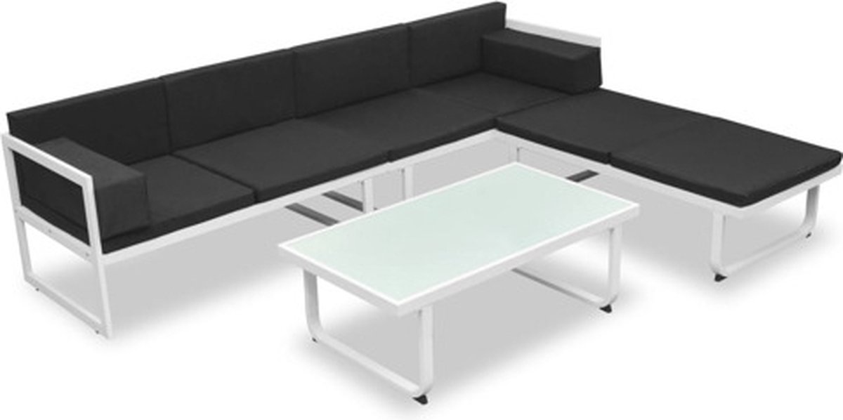 Vidaxl Loungeset Zwart Lounge Set