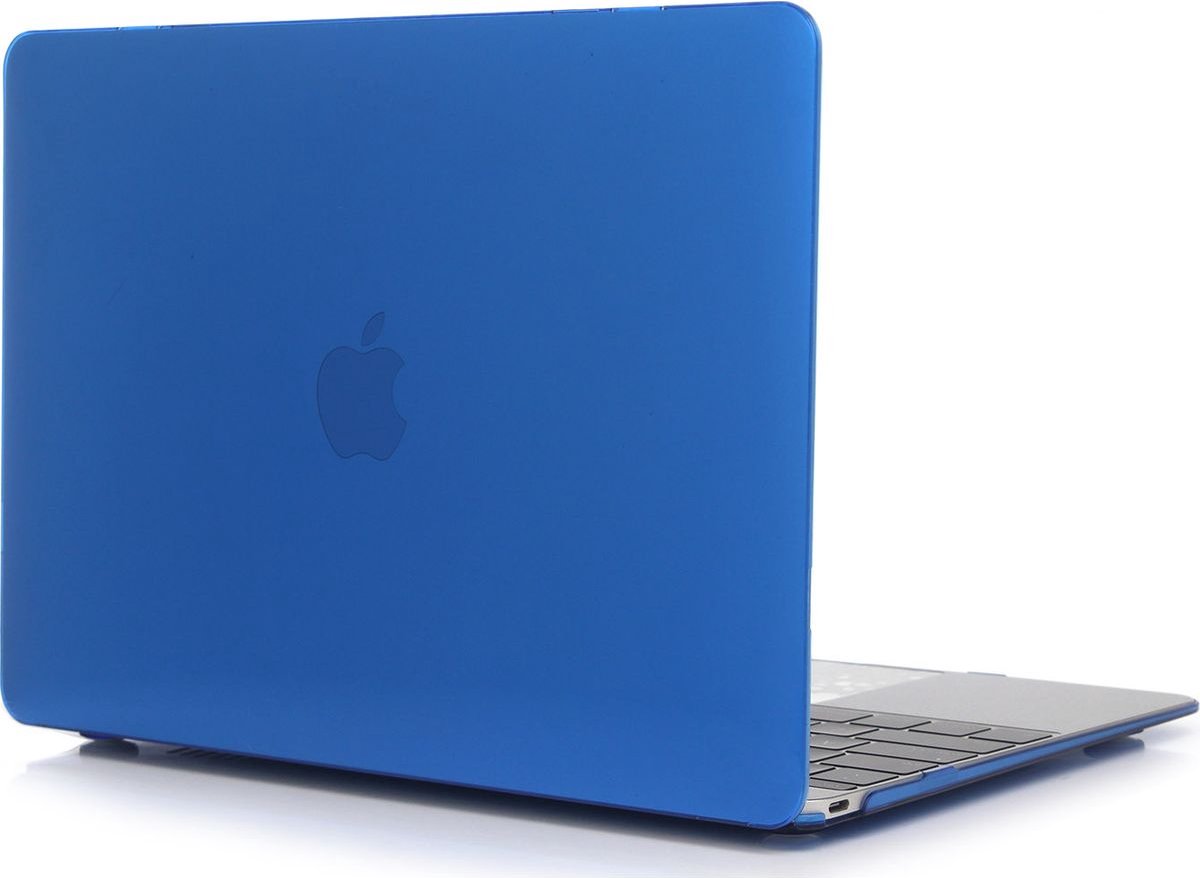 Apple MacBook Pro 15 (2016-2019) Case - Mobigear - Glossy Serie - Hardcover - Donkerblauw - Apple MacBook Pro 15 (2016-2019) Cover
