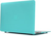 Mobigear Laptophoes geschikt voor Apple MacBook Air 13 Inch (2010-2019) Hoes Hardshell Laptopcover MacBook Case | Mobigear Matte - Turquoise - Model A1369 / A1466