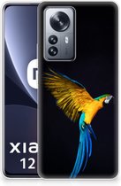 GSM Hoesje Xiaomi 12 Pro Bumper Hoesje Papegaai