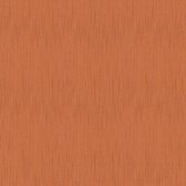 Uni kleuren behang Profhome 968548-GU textiel behang gestructureerd in used-look mat oranje steenrood 5,33 m2