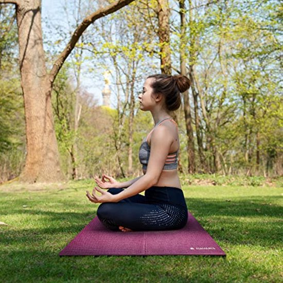 Respire Fitness Opvouwbare Yogamat - Lichtgewicht Reis Mat Antislip 5mm Voor Yoga, Pilates & Training