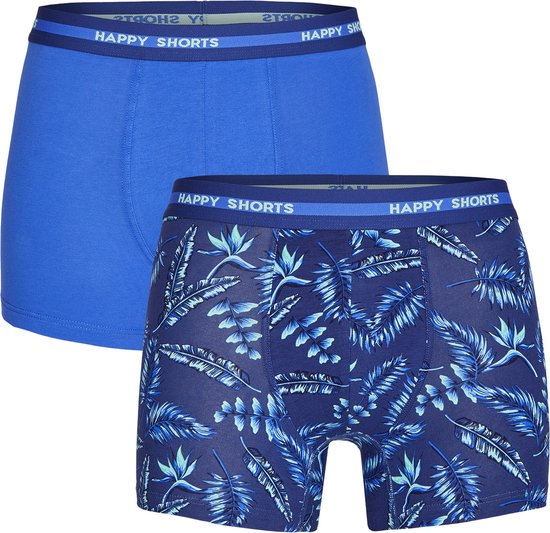 Happy Shorts 2-Pack Boxershorts Heren Hawaii Print - Maat L