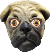 Partychimp Hond Gezichts Masker Halloween Masker voor bij Halloween Kostuum Volwassenen - Latex - One-size