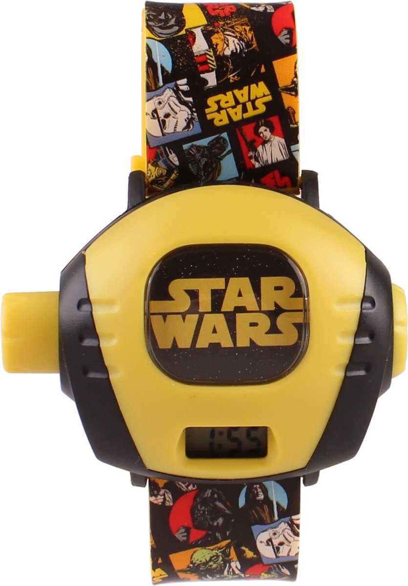 Disney Horloge Star Wars Zwart-geel