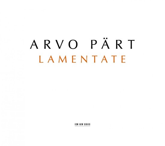 Alexei Lubimov & The Hilliard Ensemble - Pärt: Lamentate (CD)