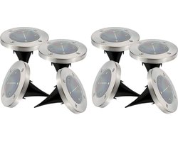 Set van 8 ronde zonnebakens D12CM DECKY