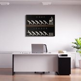 Luxe Canvas Schilderij Leader | 60x90 | Woonkamer | Slaapkamer | Kantoor | Muziek | Design | Art | Modern | ** 4CM DIK! 3D EFFECT**