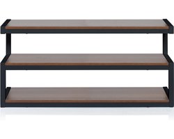 NorStone Esse zwart walnoot A/V meubel