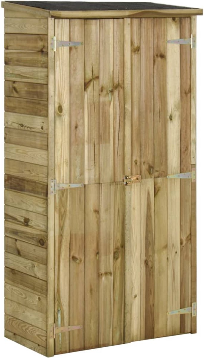 VidaLife Tuinschuur 85x48x177 cm grenenhout