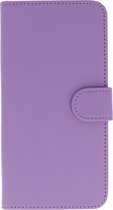 Bookstyle Wallet Case Hoesjes voor Sony Xperia C6 Paars