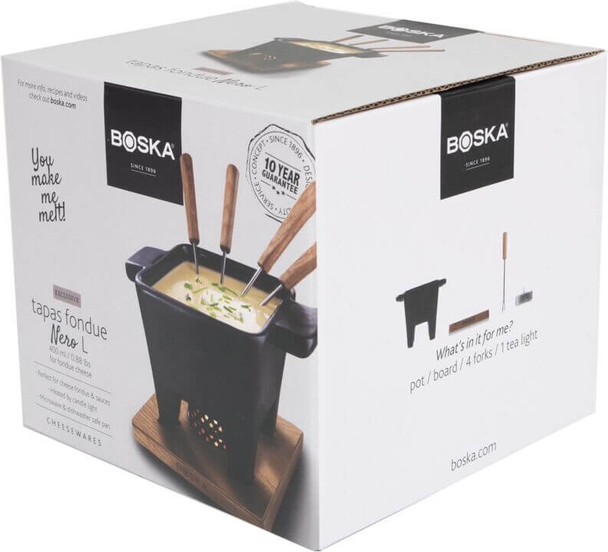 Boska Tapas Fondueset Nero L - Fondueset - Mag in vaatwasser en magnetron - 600 ml — afbeelding 6