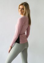JUSS7 Sportswear - Sport Longsleeve Extra Long Shirt - Lila - M