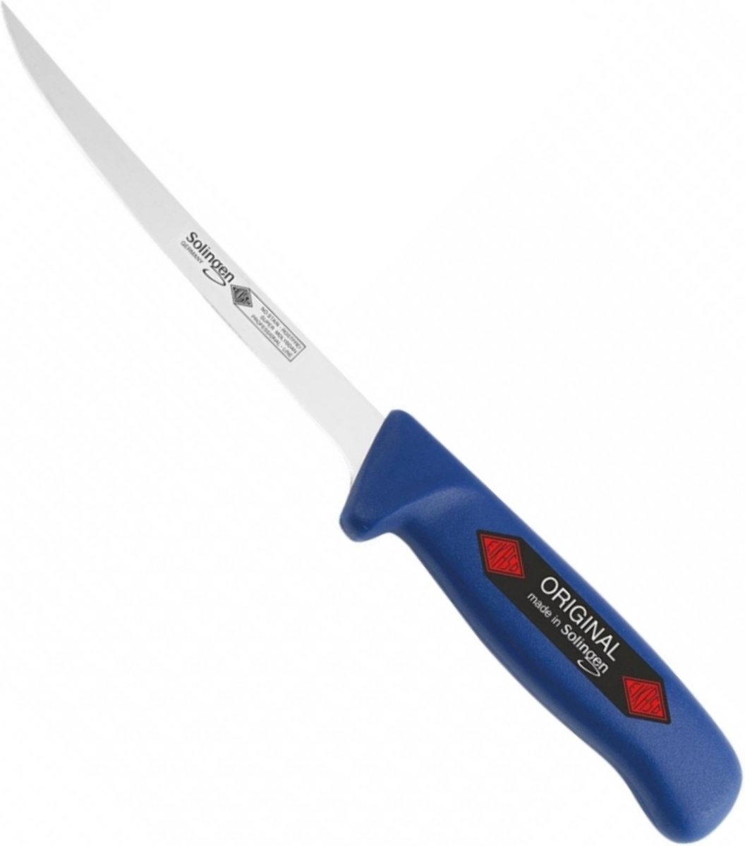 Eikaso Solingen Flexibel Fileermes 16 cm – Nauwkeurig en Comfortabel voor Vis en Vlees